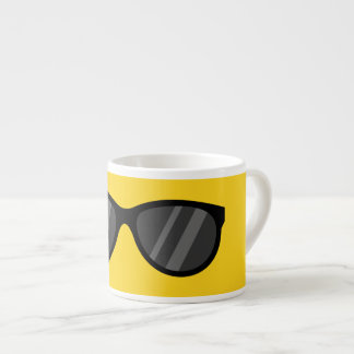 Xícara De Espresso Legal Cartoon Óculos de sol