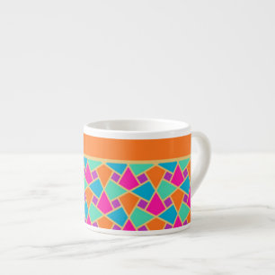 Xícara De Espresso Legal padrão islâmico e Stripes Espresso Mug
