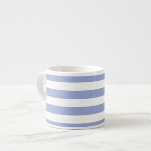 Xícara De Espresso Listras azuis francesas