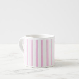 Xícara De Espresso Listras cor-de-rosa da aguarela do fundo