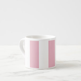Xícara De Espresso Listras Rosa, Listras Brancas, Padrões Laminados