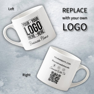 Xícara De Espresso Logotipo corporativo personalizado Empresa moderna