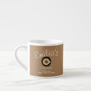 Xícara De Espresso Logotipo de Negócios de Cafeteria de Expresso