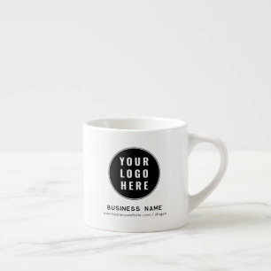 Xícara De Espresso Logotipo de Negócios Modernos Site Personalizado P