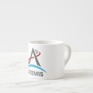 Xícara De Espresso Logotipo do Programa Artemis da NASA Marte 2024 As