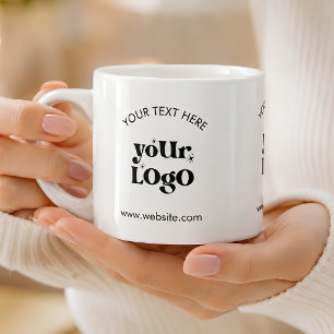 Xícara De Espresso Logotipo Empresarial Personalizado da Empresa