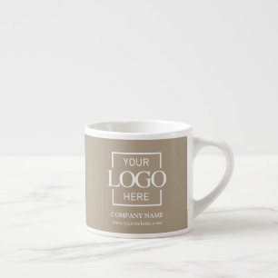 Xícara De Espresso Logotipo Moderno Simples de Marca de Empresa Perso