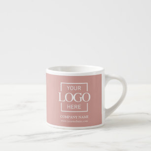 Xícara De Espresso Logotipo Moderno Simples de Marca de Empresa Perso