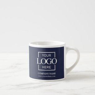 Xícara De Espresso Logotipo Moderno Simples de Marca de Empresa Perso