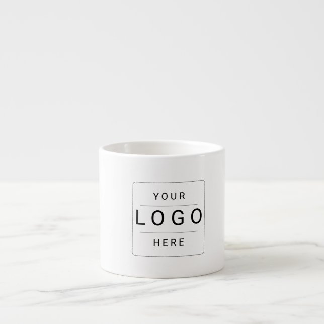 Xícara De Espresso Logotipo Personalizado (Frente)