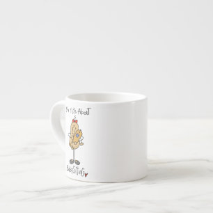 Xícara De Espresso Loucos por Babysitting Camisetas e Presentes