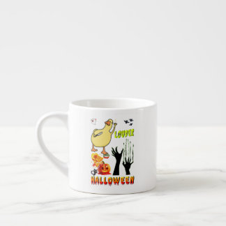 Xícara De Espresso Louder Drinkware Esmagando Boo Zumbi Halloween