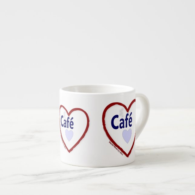 Xícara De Espresso Love Café - Espresso Mug (Frente Esquerda)