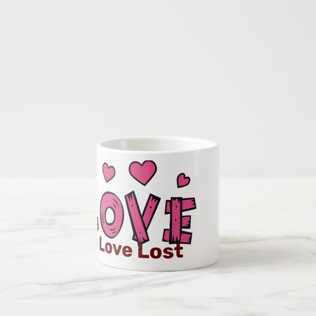 Xícara De Espresso LOVE Mugs (Frente)