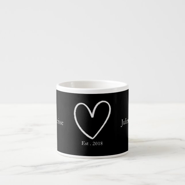 Xícara De Espresso Love you all the life (Frente)