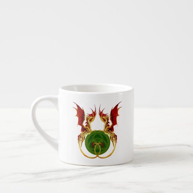 Xícara De Espresso Lua E Dragões Do Crescente Celular (Esquerda)
