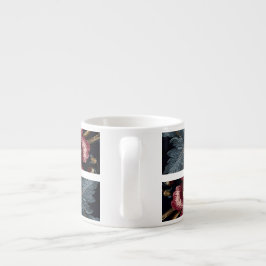 Xícara De Espresso Luxury Indian Floral Vintage Royal