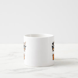 Xícara De Espresso Mãe de Halloween Personalizada a Andar com os meus