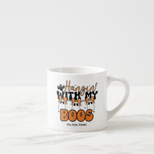 Xícara De Espresso Mãe de Halloween Personalizada a Andar com os meus