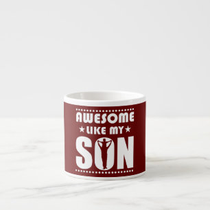 Xícara De Espresso Mãe Pai Citação Incrível Como Meu Filho Feliz Dia 
