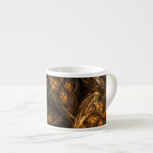 Xícara De Espresso Mãe Terra - Abstrato Art Espresso Mug