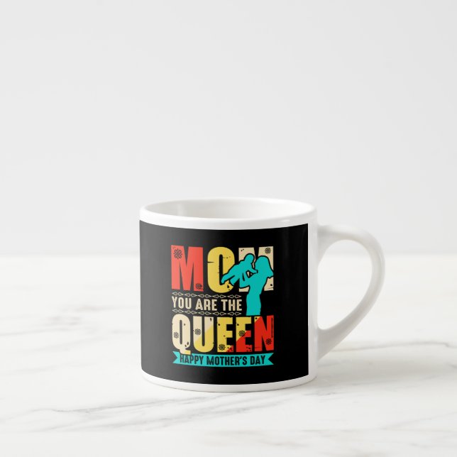 Xícara De Espresso Mãe Você É A Rainha (Direita)