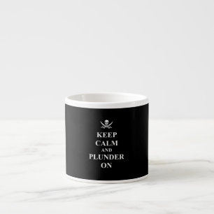 Xícara De Espresso Mantenha a calma e mergulhe