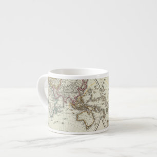 Xícara De Espresso Mapa do atlas de Paris