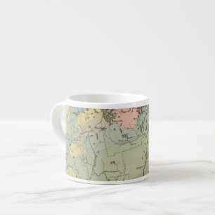 Xícara De Espresso Mapa Geological de Maine