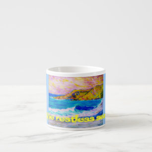 Xícara De Espresso mar agitado