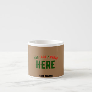 XÍCARA DE ESPRESSO MARCA VERIFICADA PERSONALIZÁVEL MODERNA
