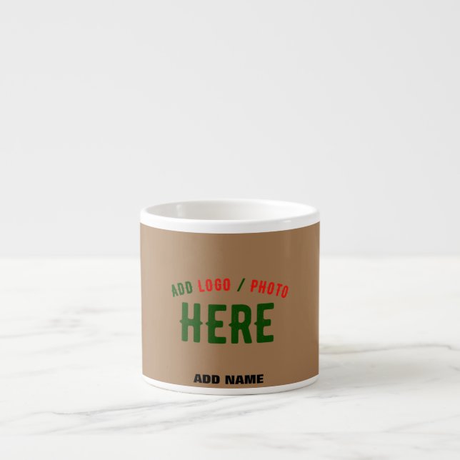 XÍCARA DE ESPRESSO MARCA VERIFICADA PERSONALIZÁVEL MODERNA (Frente)