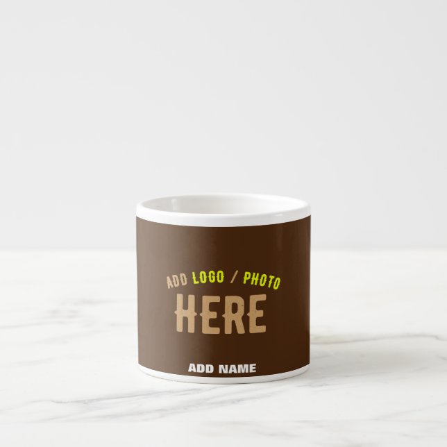 XÍCARA DE ESPRESSO MARCA VERIFICADA PERSONALIZÁVEL MODERNA (Frente)