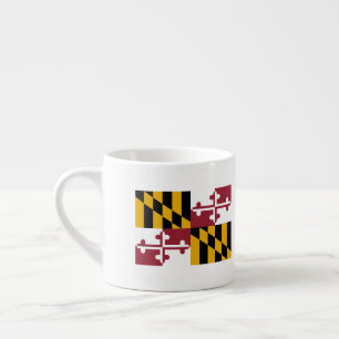 Xícara De Espresso Maryland Flag