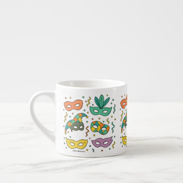 Xícara De Espresso Máscaras Voadoras (Esquerda)