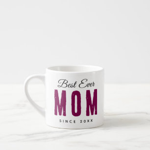 Xícara De Espresso Massagem Personalizada – Melhor Mãe de Todos os Te