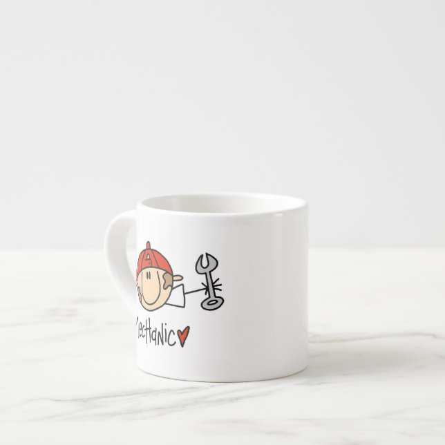 Xícara De Espresso Mecânico (Frente Esquerda)