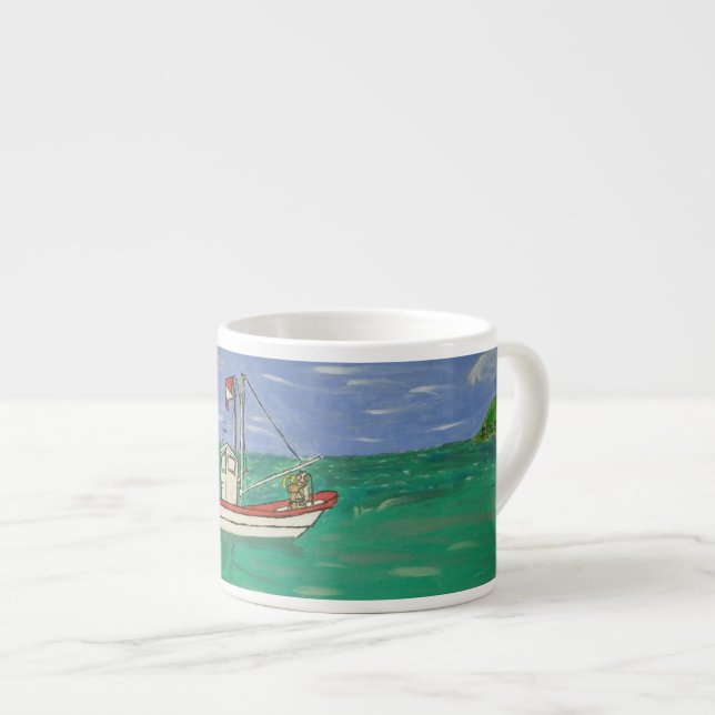 Xícara De Espresso Meu lugar feliz (Frente Esquerda)