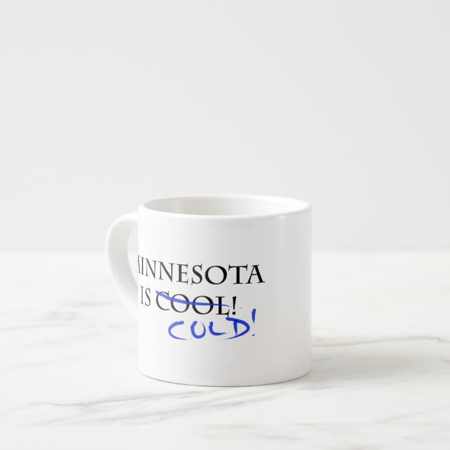 Xícara De Espresso Minnesota é Legal (Frente Esquerda)