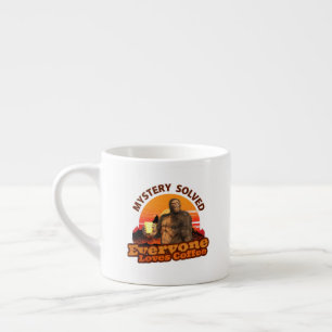 Xícara De Espresso Mistério Resolvido Todos Amam Café Bigfoot Engraça
