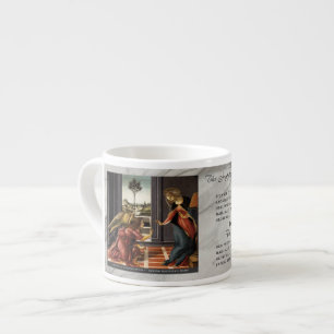 Xícara De Espresso Mistérios Gozosos do Rosário #1: Anunciação