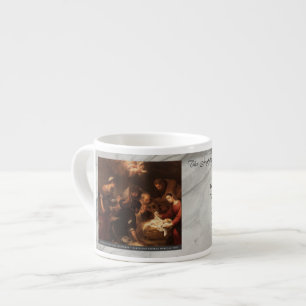 Xícara De Espresso Mistérios Gozosos do Rosário Item #3: Natividade