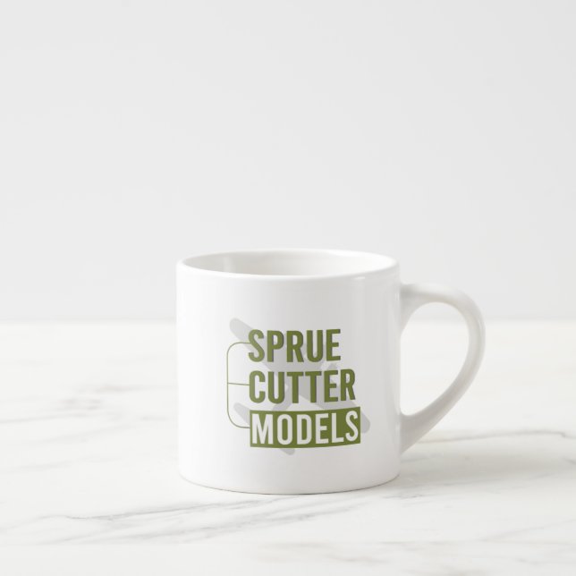 Xícara De Espresso Modelos de Cortador de Sprue Espresso Mug (Direita)