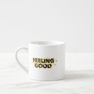 Xícara De Espresso Modern, playful, cheerful design of Feeling Good