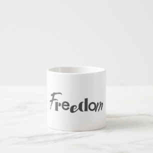 Xícara De Espresso Moderno, simples, urbano, design legal da Liberdad