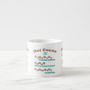Xícara De Espresso Molécula de cacau quente