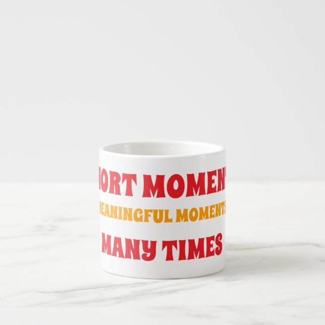 Xícara De Espresso momentos curtos (Frente)