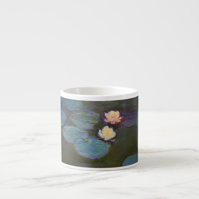 Xícara De Espresso Monet Water Lily Lily Pond Waterlily Painting (Frente)
