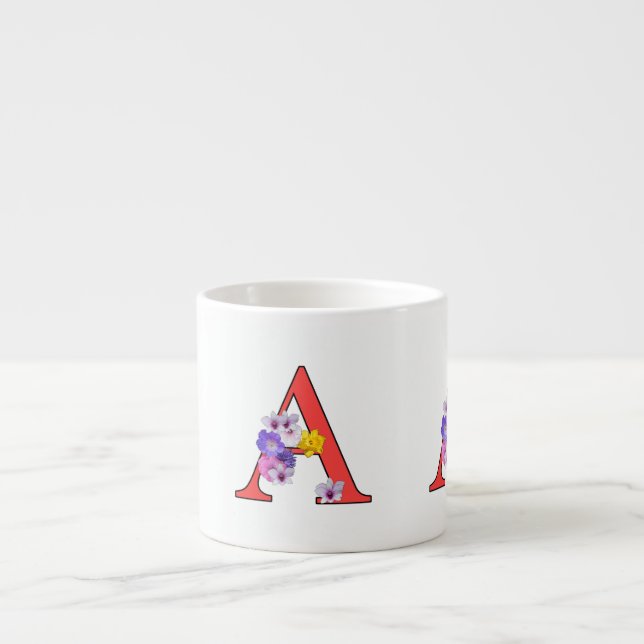 Xícara De Espresso Monograma A (Frente)