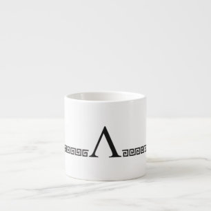 Xícara De Espresso Monograma grego